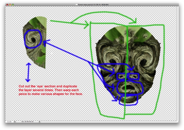 Creation of Forest Sprite: Step 4